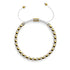 Blanc x Or | Bracelet Maillons Catena
